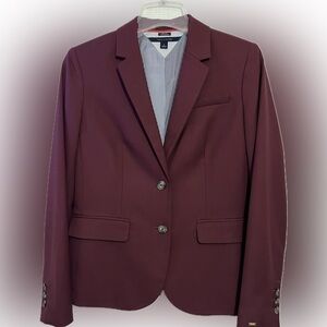NEW Tommy Hilfiger burgundy Blazer sz 6